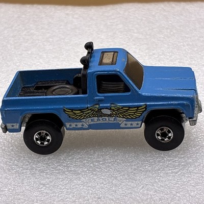 1977 Hot Wheels Blue EAGLE Pickup Truck, Hong Kong Blackwall Original