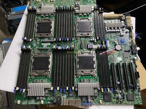 1pcs X9QRI-F+ supports E5-4600 V2 4-way server motherboard *tn