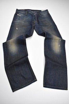 Diesel Larkee DNA Jeans Men's W34 L32 Regular Straight Dirty Indigo Wash 008Y3