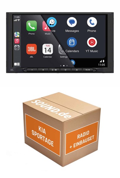 Autoradio Jbl Legend 700D FüR Kia Sportage 3 + RüCkfahrkamera Carplay Wireless A-image