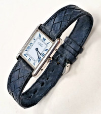Cartier Tank Must 23mm 30mm Rare Large Size Jumbo Must De Cartier 925 Silver