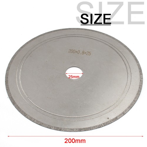 6''-12'' Super Thin Diamond Circular Saw Blade Traight Tooth Cutting Disc F Gems - Picture 8 of 10