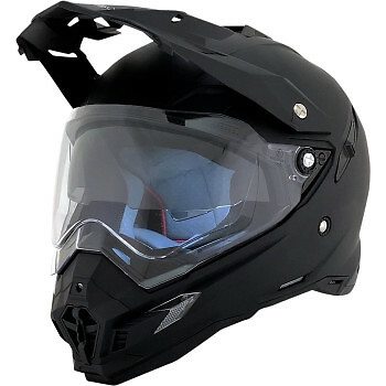 *FREE SHIPPING* AFX FX-41DS SOLID HELMET BLACK PICK YOUR SIZE - Picture 5 of 32