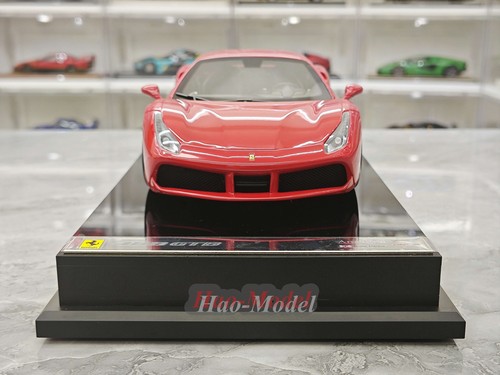 Amalgam 1/18 Ferrari 488Pista Limited Resin Model Car Diecast adults Gifts Red - Picture 5 of 19