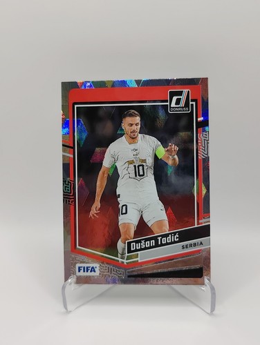 Dusan Tadic 2023-24 Panini Donruss FIFA Cubic Diamonds #49 Serbia KOSTENLOSER VERSAND - Bild 1 von 4