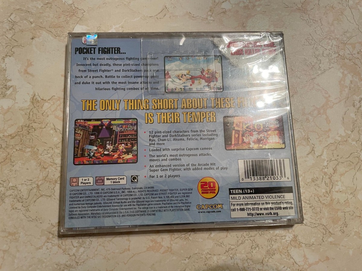 Pocket Fighter (PlayStation 1 / PSX / PS1) Brand New / FACTORY SEALED 13388210336