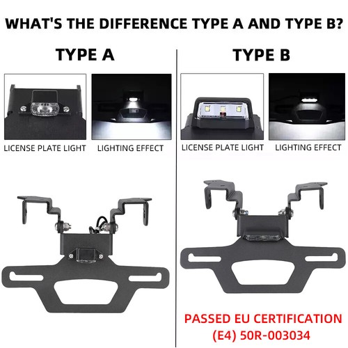 Fender Eliminator License Plate Holder For CFMOTO 450MT IBEX 450 800MT-X 2025 - Picture 3 of 27