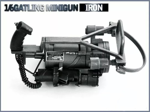1/6 M134 Weapon Model Minigun Gatling Machine Gun For 12'' Action Figure Soldier - Picture 6 of 6