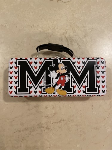 Disney Mickey Mouse Tool Pencil Box Red GLOBAL ICON Collectible Labyrinth Games - Picture 11 of 12