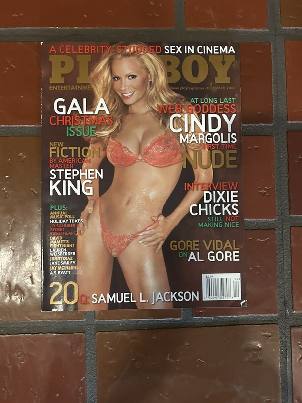 Playboy magazine December 2006 Cindy Margolis Stephen King interview