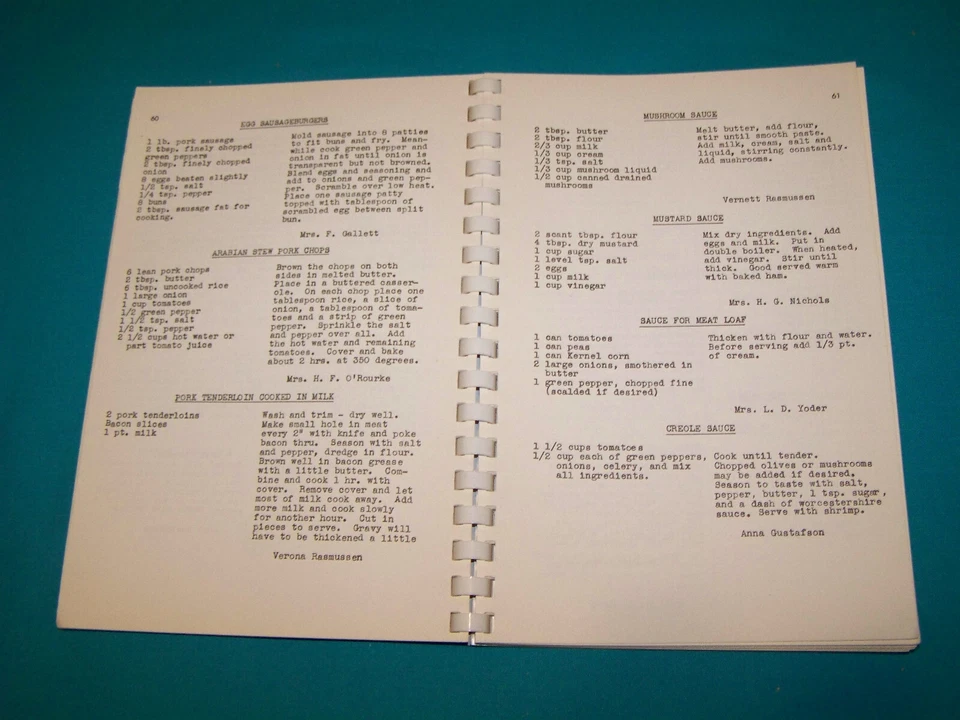 Wauwatosa WI Presbyterian Church Cook Book circa 1959 Cookbook Wisconsin - Image 4 of 4