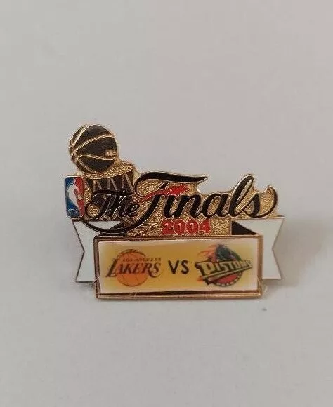 2004 Detroit Pistons NBA Finals Champions Logo Pin - Pistons 2nd  Championship