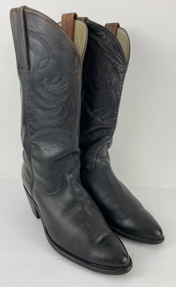 Black frye top cowboy boots