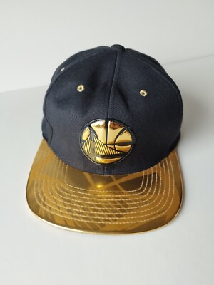 Cap Golden State Warriors Mitchell & Ness Snapback NBA Hat Black/Gold