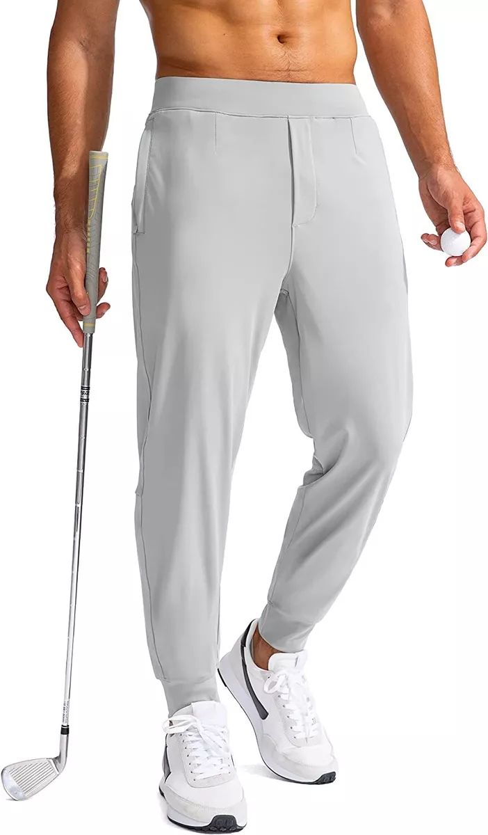 G Gradual Men's Golf Joggers Pants with Zipper Pockets Stretch Sweatpants  Slim F