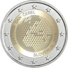 Slovenia 2018 2 € Commemorative Euros World Bee Day