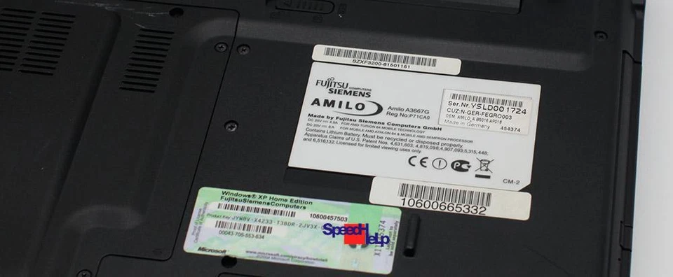 Notebook Fujitsu Siemens Amilo A3367G 40GB 1GB Ati Radeon X700 Tvout Windows XP - Immagine 3 di 4