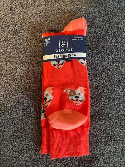 George Fashion Crew Women's 1 Pair 6-12 Socks