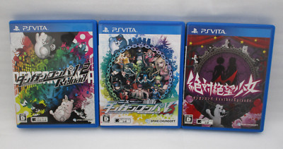 DANGANRONPA 1･2 RELOAD V3 Zettai Zetsubou Shoujo 3Games set PSVITA Japan PS VITA