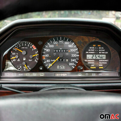 Dash Speedometer Frame for Mercedes E Class W124 1988-1990 Wood 