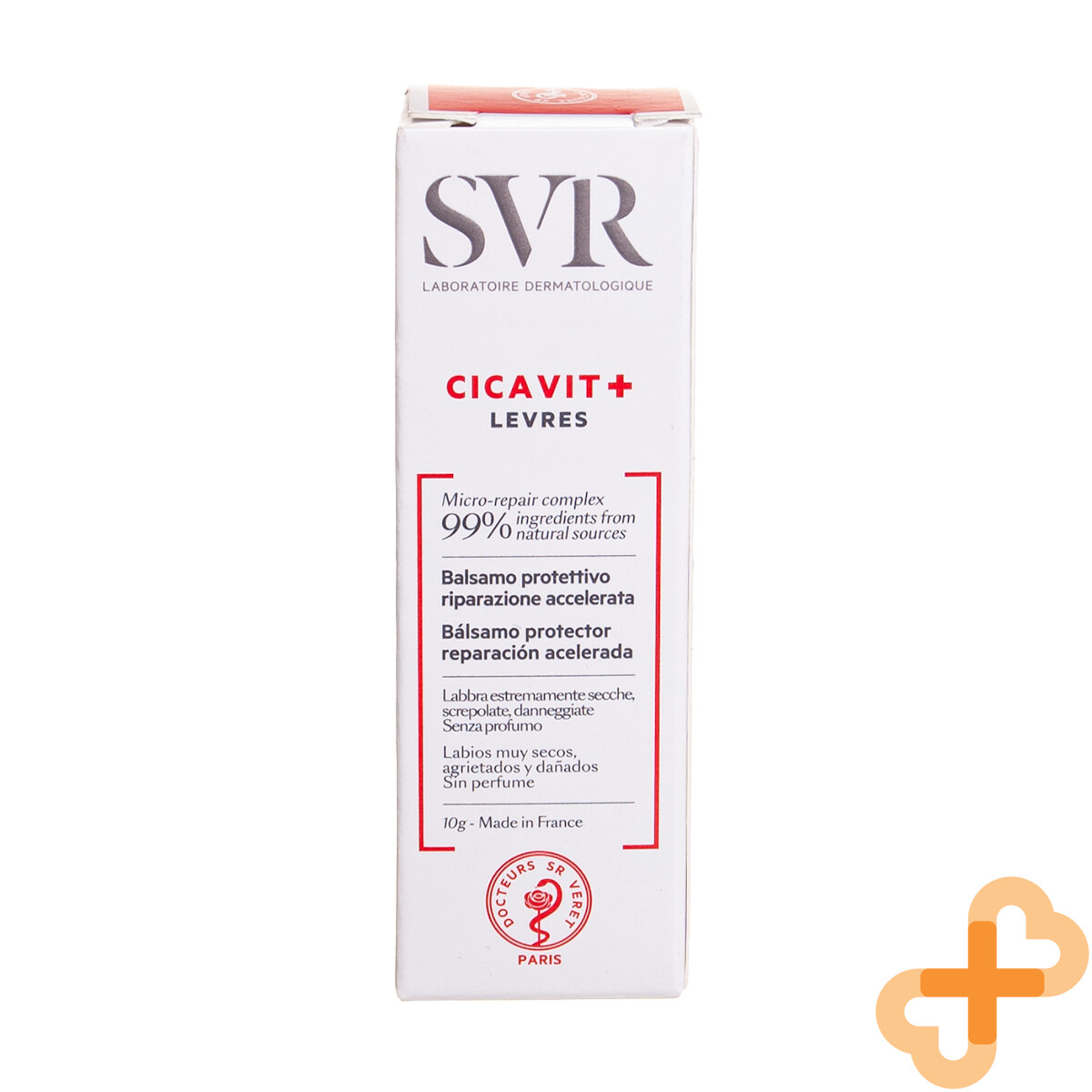 SVR Cicavit+ Protective Lip Balm Fast-Repair Dryness Cracked Soothing 10g