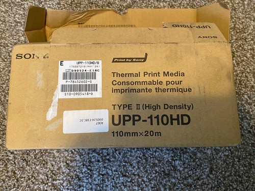 UPP-110HD High Density Printing Paper - Box of 10 Rolls Thermal Print Media NEW