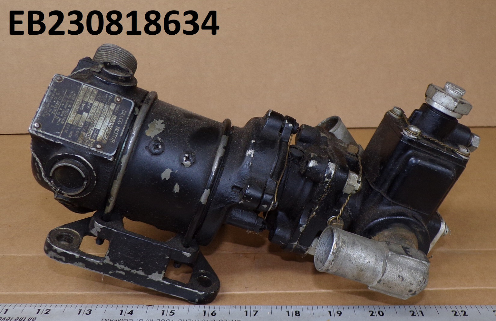 Delco A4949 Motor with Candler Hill CH4103-23 Fuel Pump Assembly  