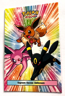 2025 POKEMON ATTACK 2 DATABASE Card #125 EEVEE ESPEON & UMBREON