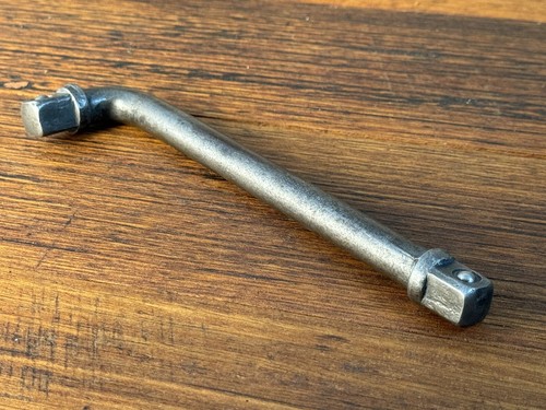 Vintage FRANK MOSSBERG 6" 1/2"dr Ell-Handle Socket Extension Handle USA - Picture 3 of 4