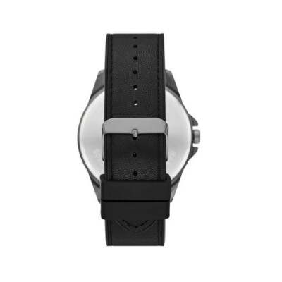 NEW George Mens Watch & Bracelet Set Smoky GunMetal Black NEW George Mens Watch & Bracelet Set Smoky GunMetal Black