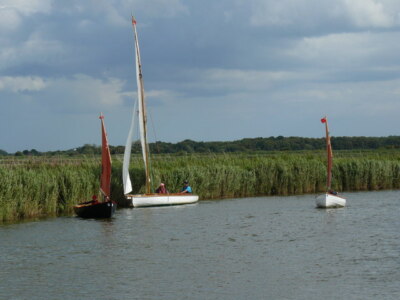 Photo 6x4 Boating on Heigham Sound Mustard Hyrn Mum and Dad were shouting c2008