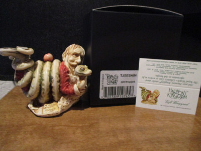 Harmony Kingdom Gift Wrapped Santa Delivers Snake UK Made Box Figurine