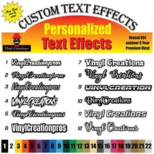 Outline Custom Decal Vinyl Text -Lettering Custom windshield Banner Car truck