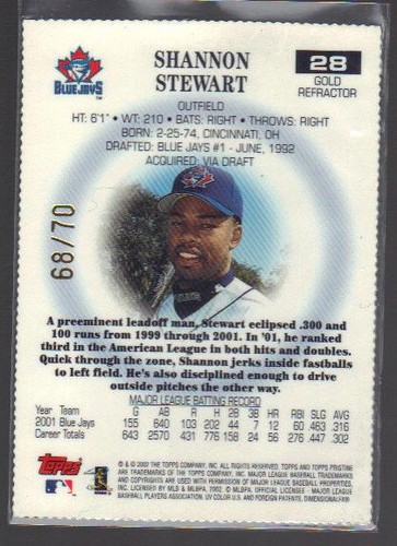 2002 Topps Pristine Gold Refractor UPICK Cards: 12-132 Pr: XX/70 - Picture 7 of 86