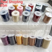 65/260M 150D Leather Sewing Flat Waxed Thread Hand Wax Stitching Repair Cord — image 6