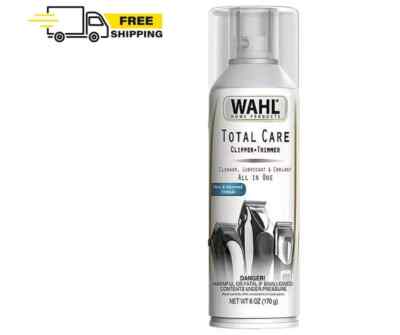 Total Care Clipper Trimmer Blades Cleaner Lubricant Coolant All-in-1 Spray