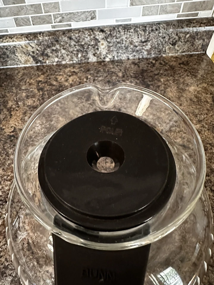 Jarra cafetera de repuesto vintage Bunn Easy Pour 6 tazas negra Foto 3 de 4