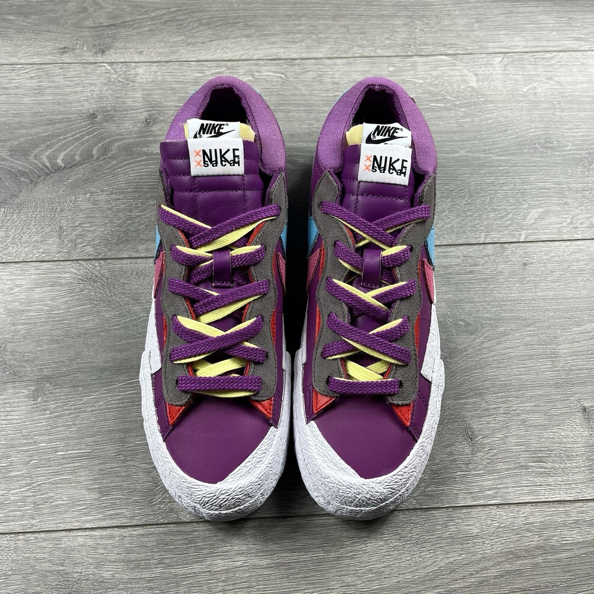 Nike Blazer Low x KAWS x Sacai 2021 'Purple Dusk' - Size UK 8.5