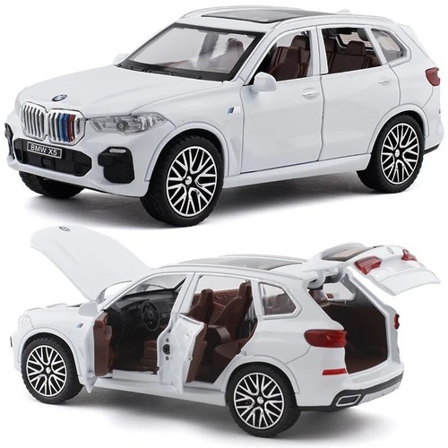 1:32 BMW X5 SUV coche modelo l coche metal - luz y sonido juguete de retirada - Imagen 5 de 6