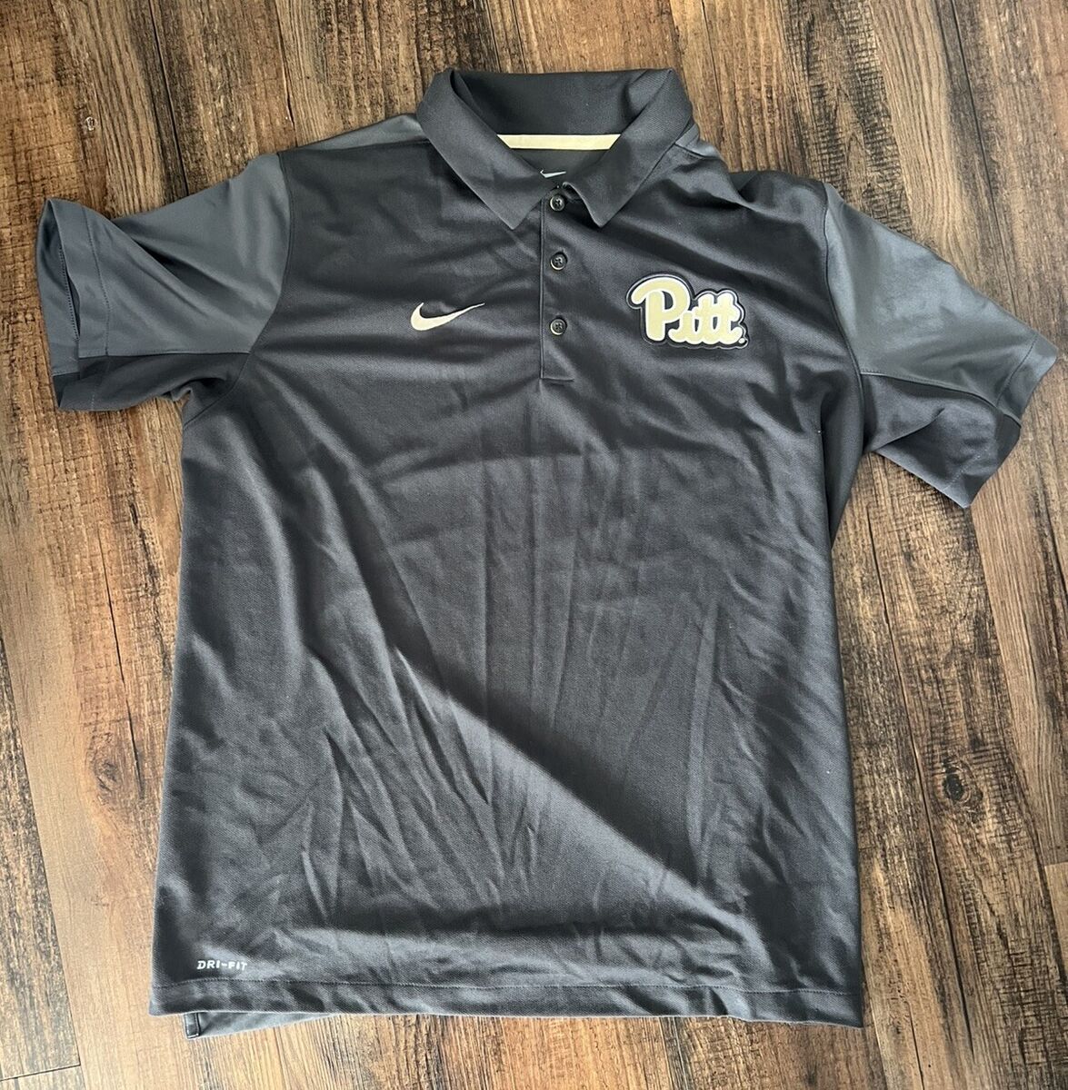 Saints Rugby Adult's Black Pro Mens Polo Saints Rugby Adult's Black Pro Mens Polo