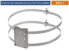 SUPPORTO ATTACCO PER FISSAGGIO A PALO UNIVERSALE PER TELECAMERE CCTV