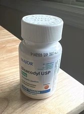 Major Bisacodyl 5 mg 1000 Coated Tablets -Expiration Date 2027 / NOV