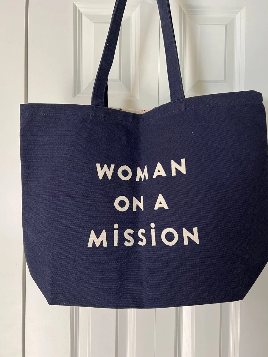 Woman on a mission tote sale