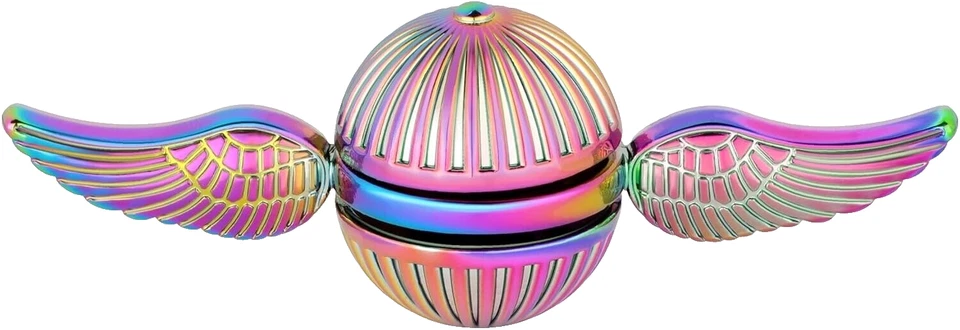 Harry Potter Fidget Spinner Rainbow Golden Snitch Durable Stainless Steel Bearin - Image 2 of 4