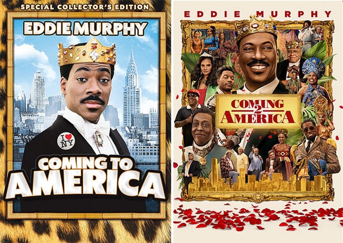 Eddie Murphy Comedy Double Feature Coming to America One 1 & Two 2