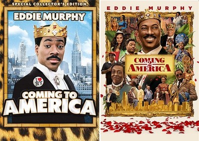 Eddie Murphy Comedy Double Feature Coming to America One 1 & Two 2