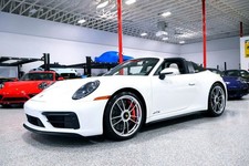 2024 Porsche 911 TARGA 4GTS WHITE...696 Miles...Rare TARGA 4GTS