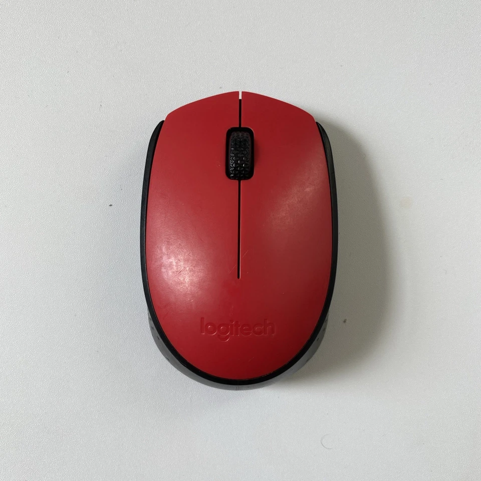 Logitech -  M170 Wireless Mouse For PcMac,2.4 Ghz With USB Mini Receiver - Red - Image 2 of 4