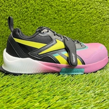 Reebok Lavante Trail 2 Womens Size 9M Pink Black Composite Toe Safety Work Shoes