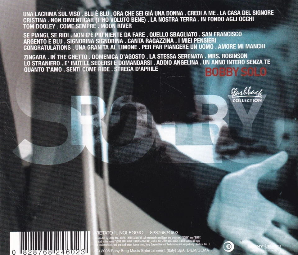 Bobby Solo - The Flashback Collection (3-CD) - Bild 2 von 2